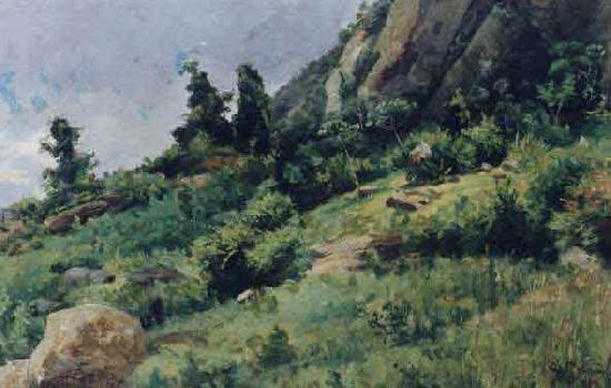 Johann Georg Grimm Trecho de paisagem oil painting picture